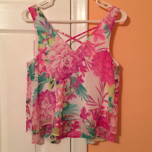 Floral tank top - Picture 2 of 2
